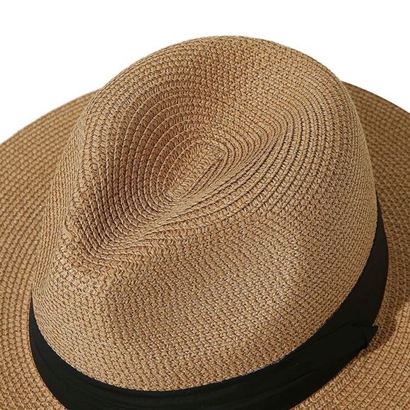NEW Packable wide brim fedora hat - Picture 5 of 6